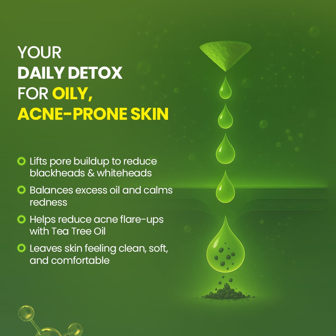 Japanese Matcha Mud Face Wash Purifies and Balances Oily Skin 150ml