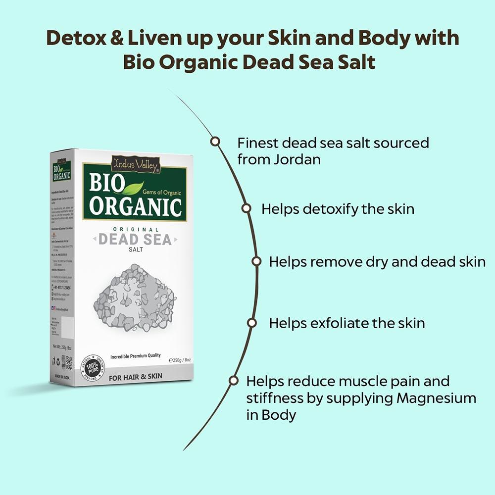 Bio Organic Original Dead Sea Salt - 250gm 250g