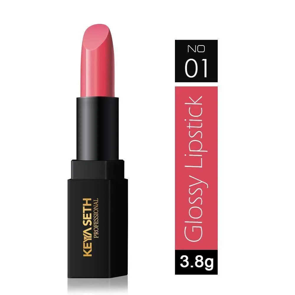 Deep Pink Shade Glossy Lipstick - 01 100g