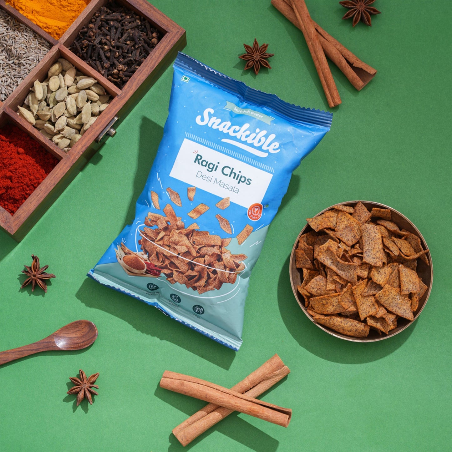 Desi Masala Ragi Chips 170g