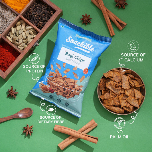 Desi Masala Ragi Chips 170g