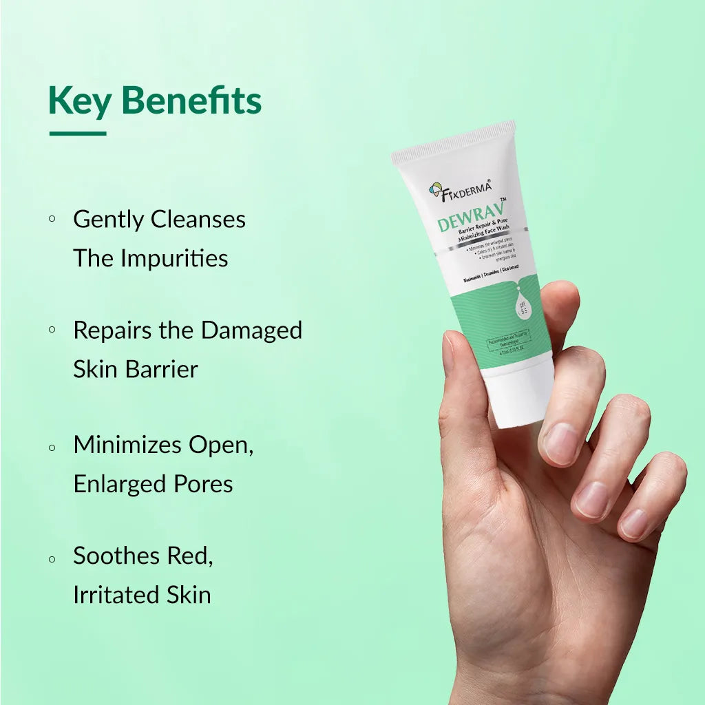 Dewrav Barrier Repair & Pore Minimizing Face Wash