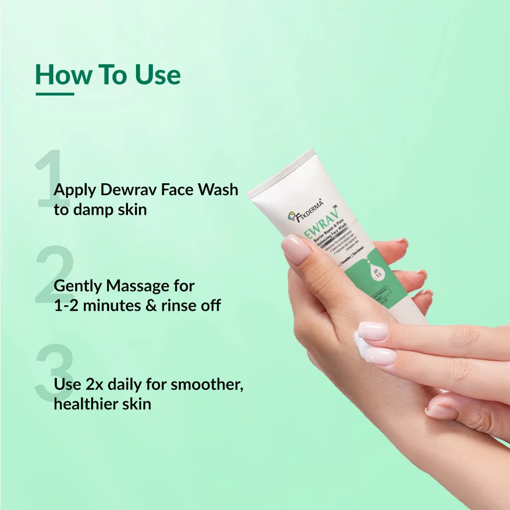 Dewrav Barrier Repair & Pore Minimizing Face Wash