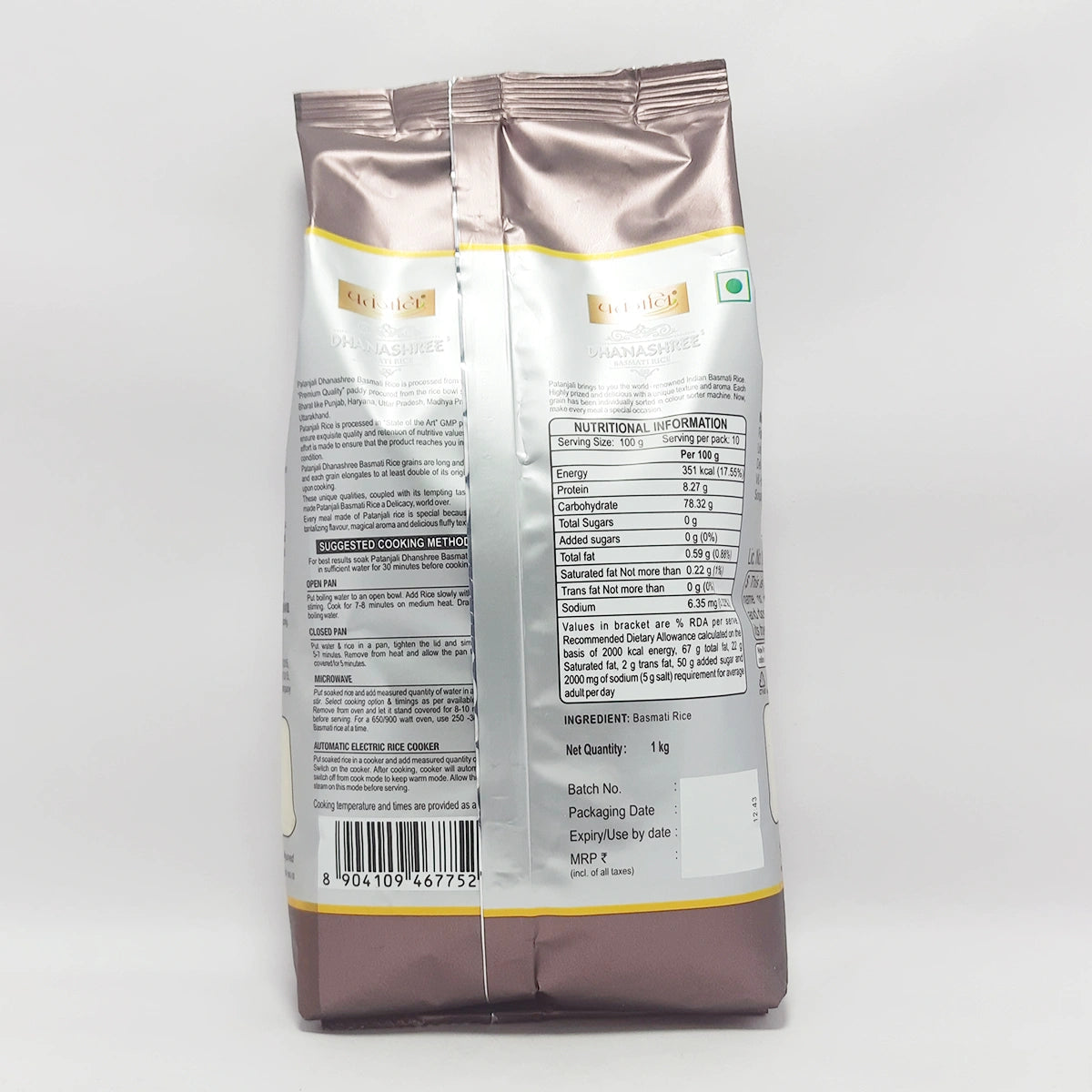 Patanjali Dhanshree Basmati Rice