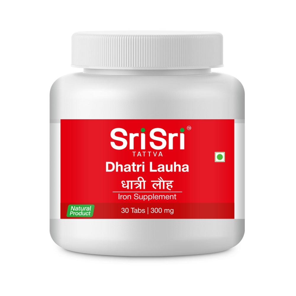 【Sri Sri Tattva】 Dhatri Lauha Iron Supplement Tablets｜ ダートリ・ラウハ 鉄サプリメント タブレット｜ 30錠