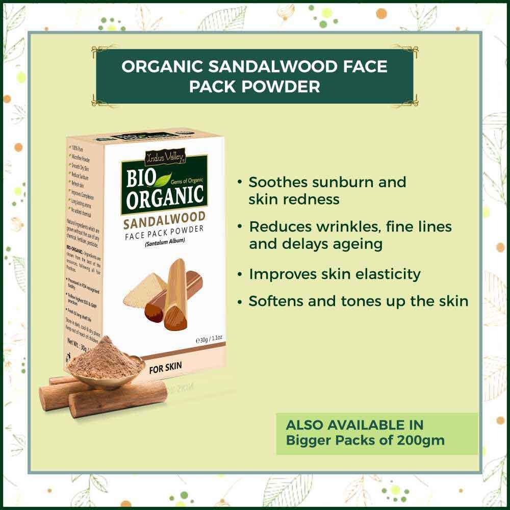 Bio Organic Rejuvenating DIY Ubtan Face Pack Combo Beauty Kit - 30g + 35ml 30g