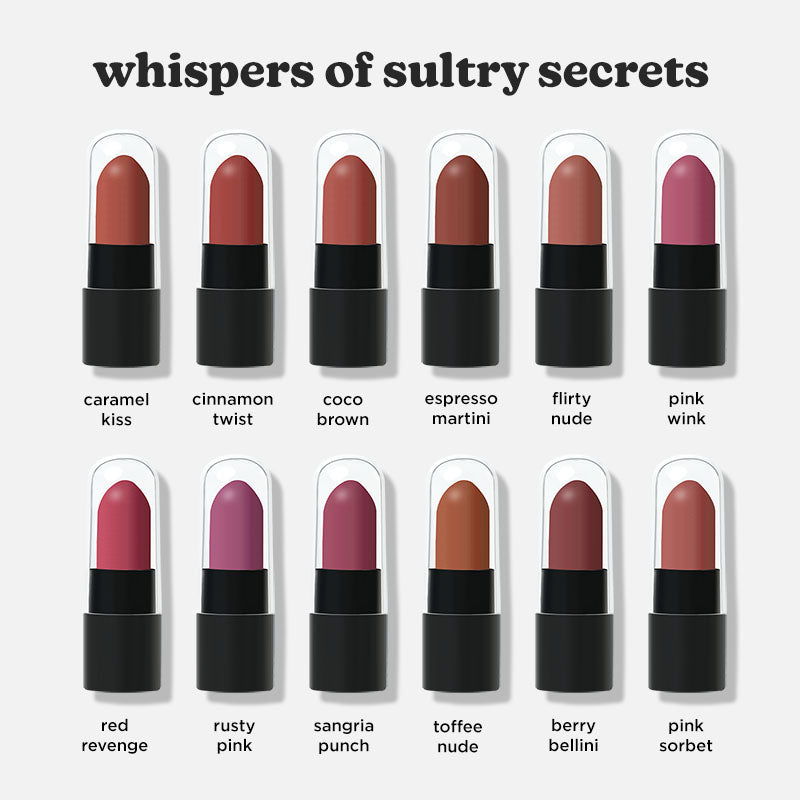 POUT POPS - SET OF 12 MINI BULLET LIPSTICKS