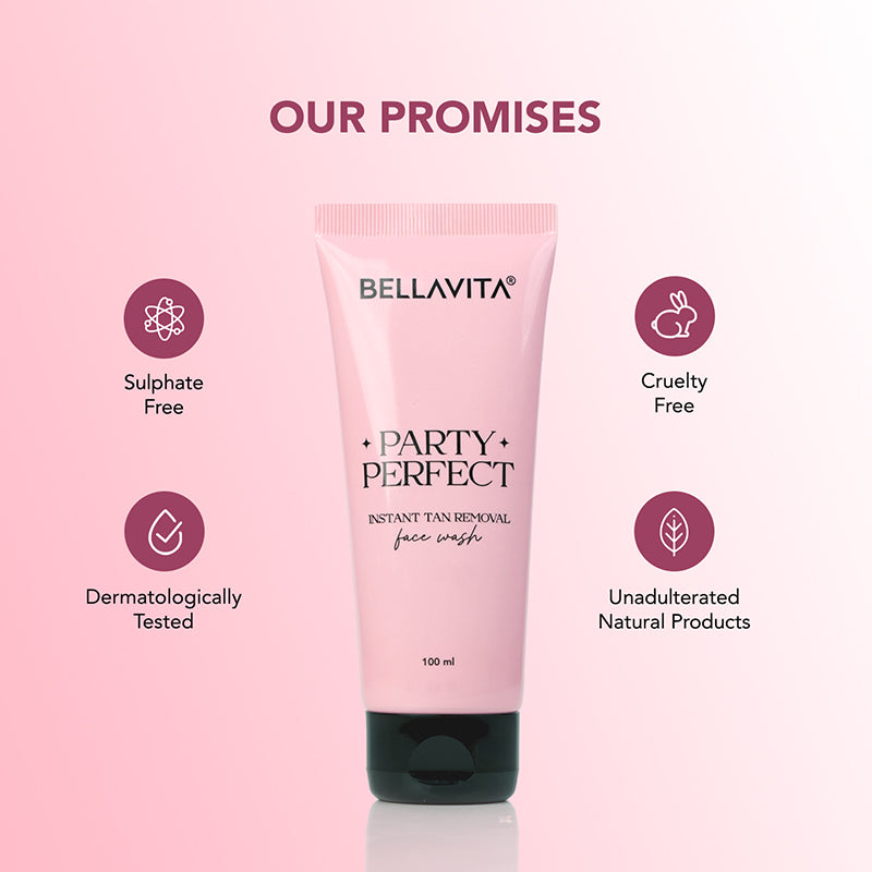 Party Perfect 2-in-1 Detan Face Wash - 100ml 100ml