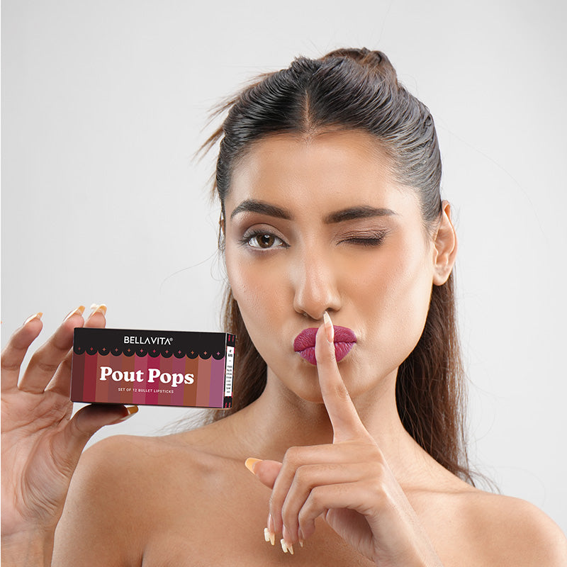POUT POPS - SET OF 12 MINI BULLET LIPSTICKS