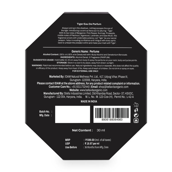 Tiger Perfume - 30 ml 30 ml
