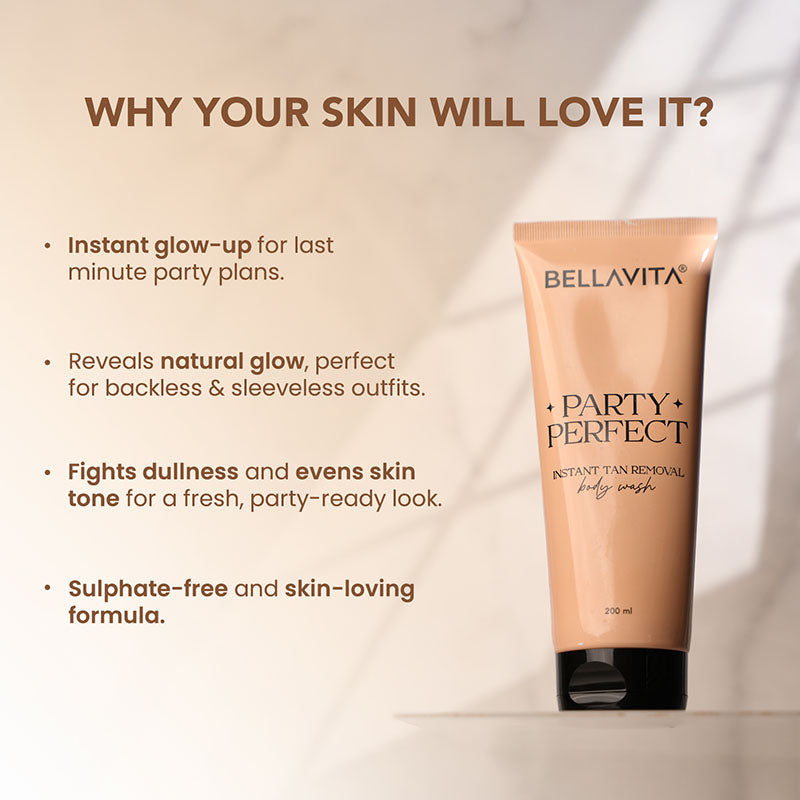 Party Perfect 2-in-1 Detan Body Wash - 200ml 200ml