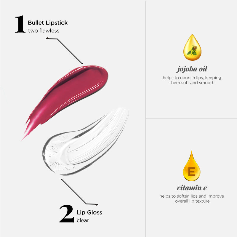 Two Good! 2 in 1 Liquid Lipstick & Lip Gloss Duo 1 L