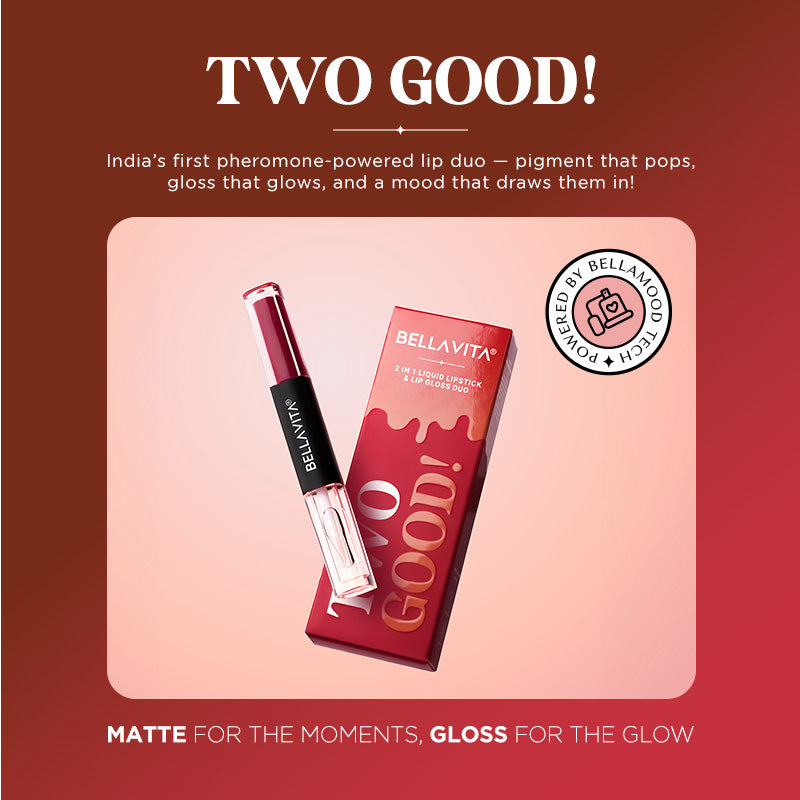 Two Good! 2 in 1 Liquid Lipstick & Lip Gloss Duo 1 L