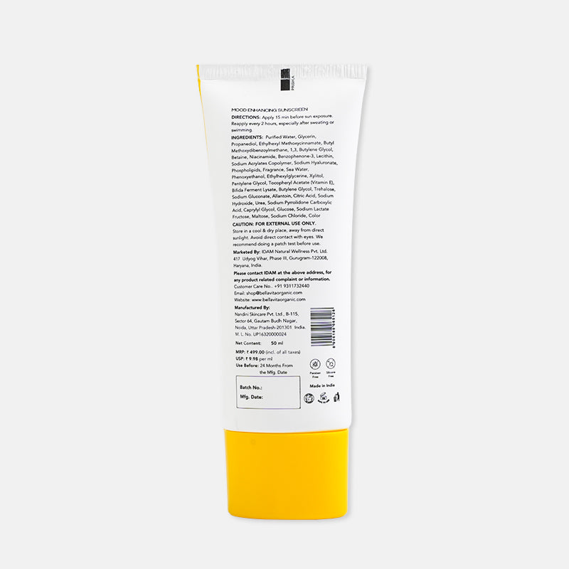 Mood Enhancing Sunscreen SPF 50 PA++++ - 50ml 50ml