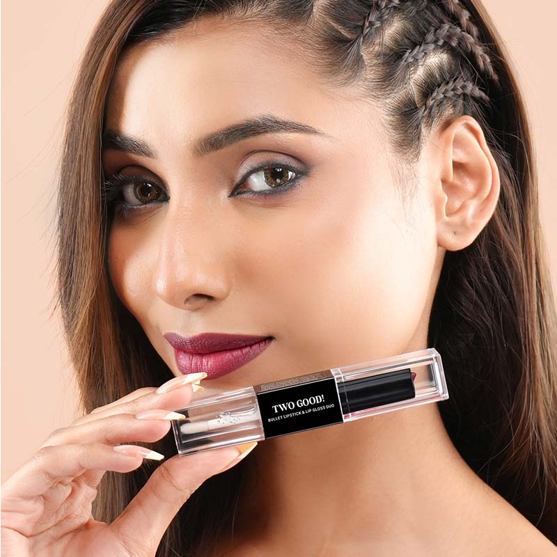 Two Good! 2 in 1 Bullet Lipstick & Lip Gloss Duo