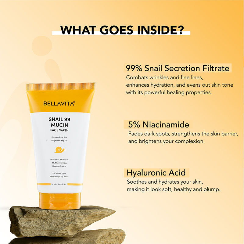 Snail Mucin 99 Face Wash - 50ml 50ml