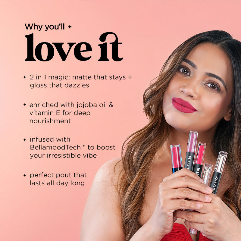 Two Good! 2 in 1 Liquid Lipstick & Lip Gloss Duo 1 L