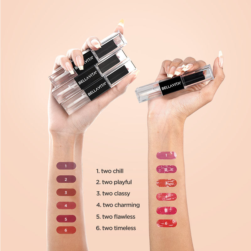 Two Good! 2 in 1 Bullet Lipstick & Lip Gloss Duo
