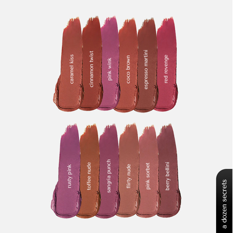 POUT POPS - SET OF 12 MINI BULLET LIPSTICKS