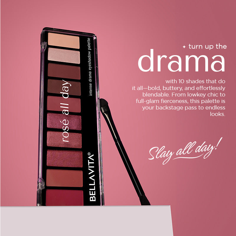 Intense Drama - 10-in-1 Eyeshadow Palette - 10g 10g
