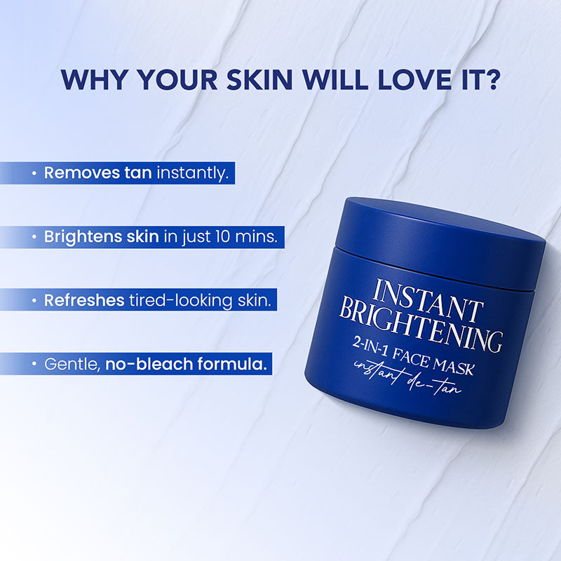 Instant Brightening 2-in-1 Face Mask - Men | 45g 45g