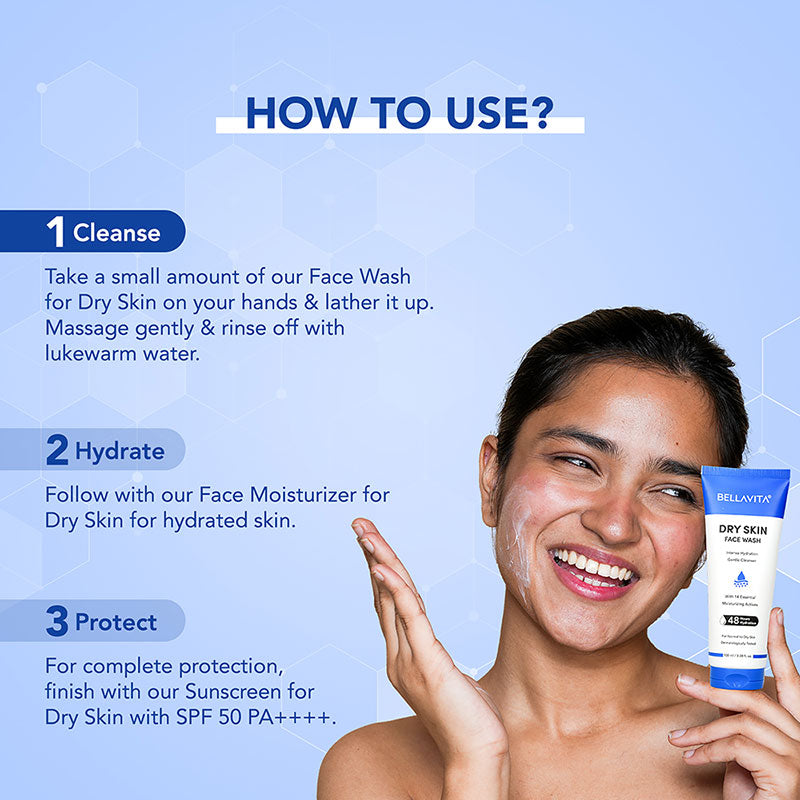 Dry Skin Face Wash - 100ml 100ml