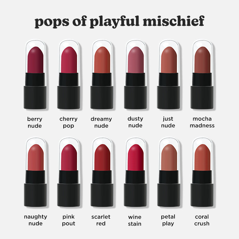 POUT POPS - SET OF 12 MINI BULLET LIPSTICKS