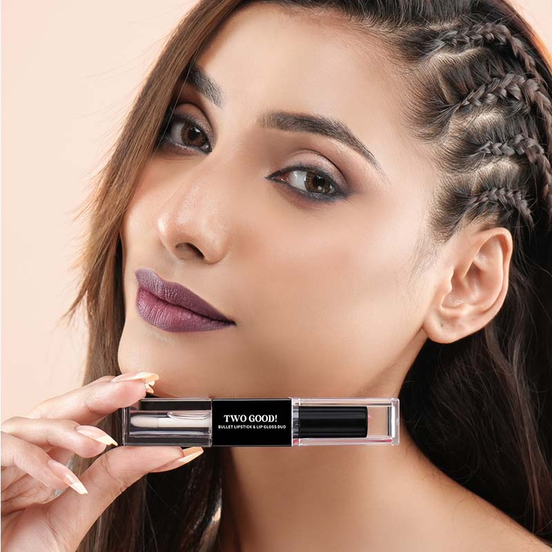 Two Good! 2 in 1 Bullet Lipstick & Lip Gloss Duo