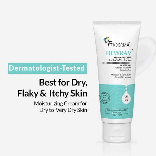 【Fixderma】 Dewrav Moisturizing Cream For Dry To Very Dry Skin｜デュラブ モイスチャライジング クリーム｜250g