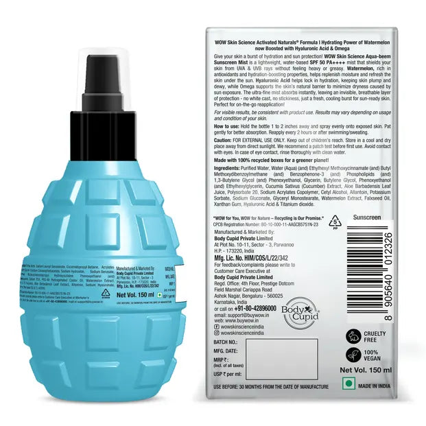 Aqua Glow Skin Care Trio Complete Hydration & Sun Protection 500ml