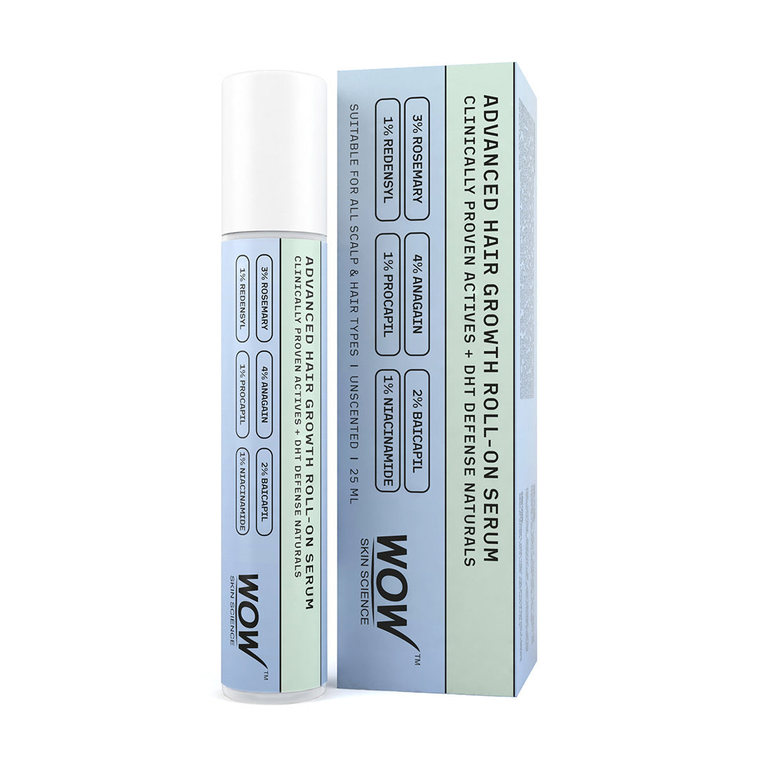 Advanced Hair Growth Roll-On Serum Targeted DHT Defense 25ml