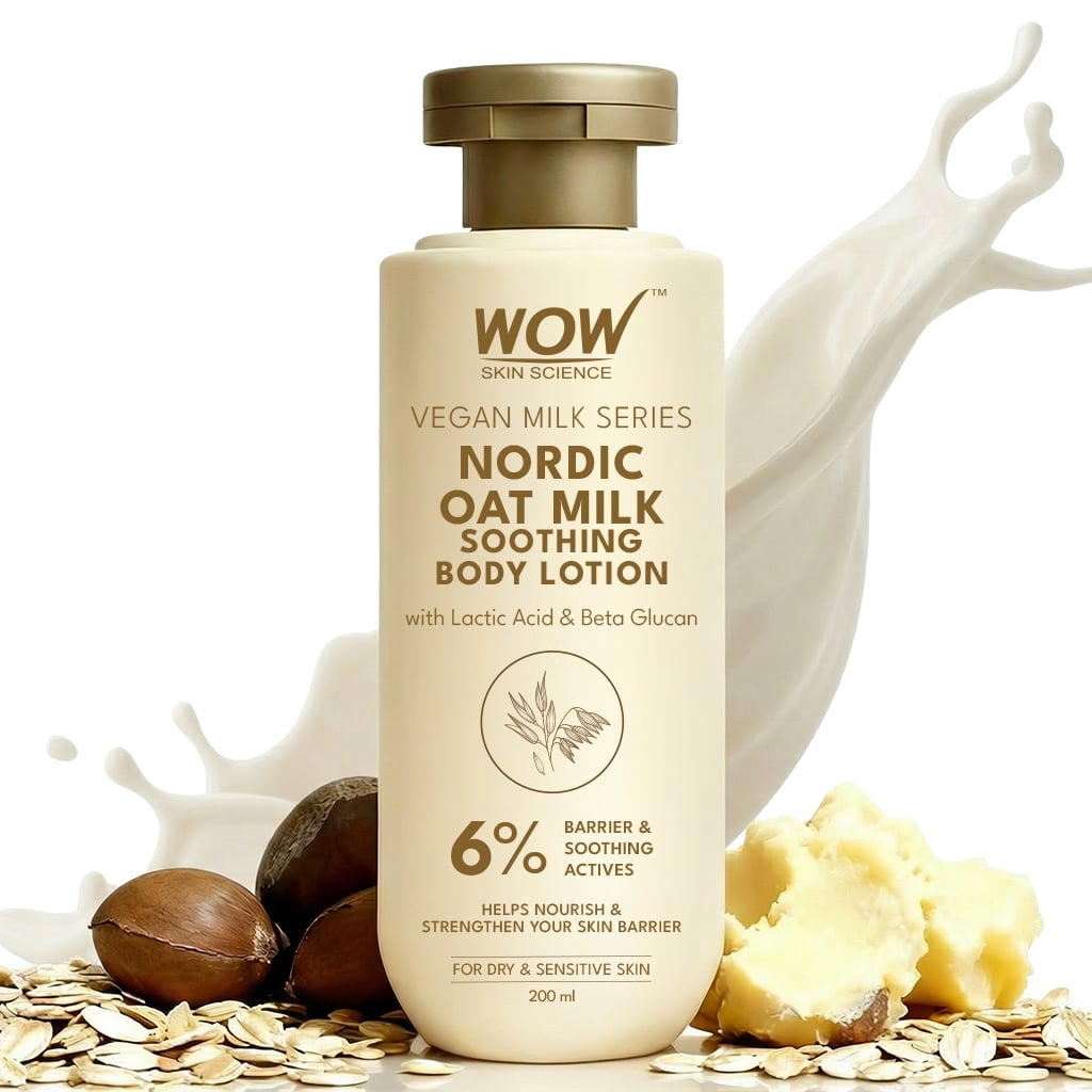 Nordic Oat Milk Soothing Body Lotion Nourishes and Soothes 200ml