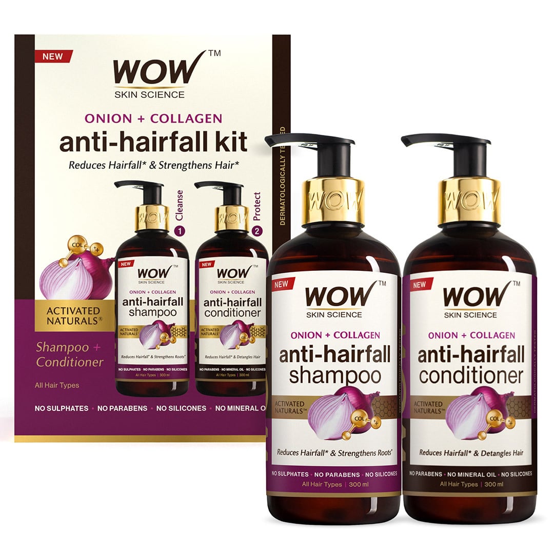 Onion Hair Fall Control Duo Kit Prevents Hair Fall & Promotes Healthy 600ml