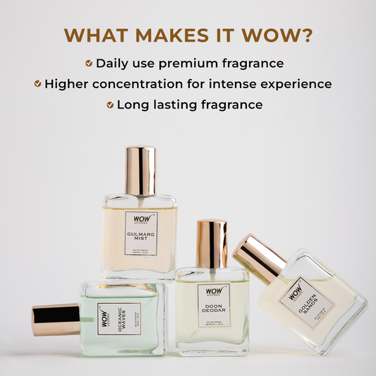 WOW Skin Science メンズ ラグジュアリー オードパルファム コレクション 20ml×4本（80ml）
