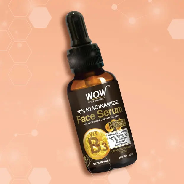 【WOW Skin Science】 10 Niacinamide Face Serum Infused With Hyaluronic Acid｜10 ナイアシンアミド フェイスセラム ヒアルロン酸配合｜30ml