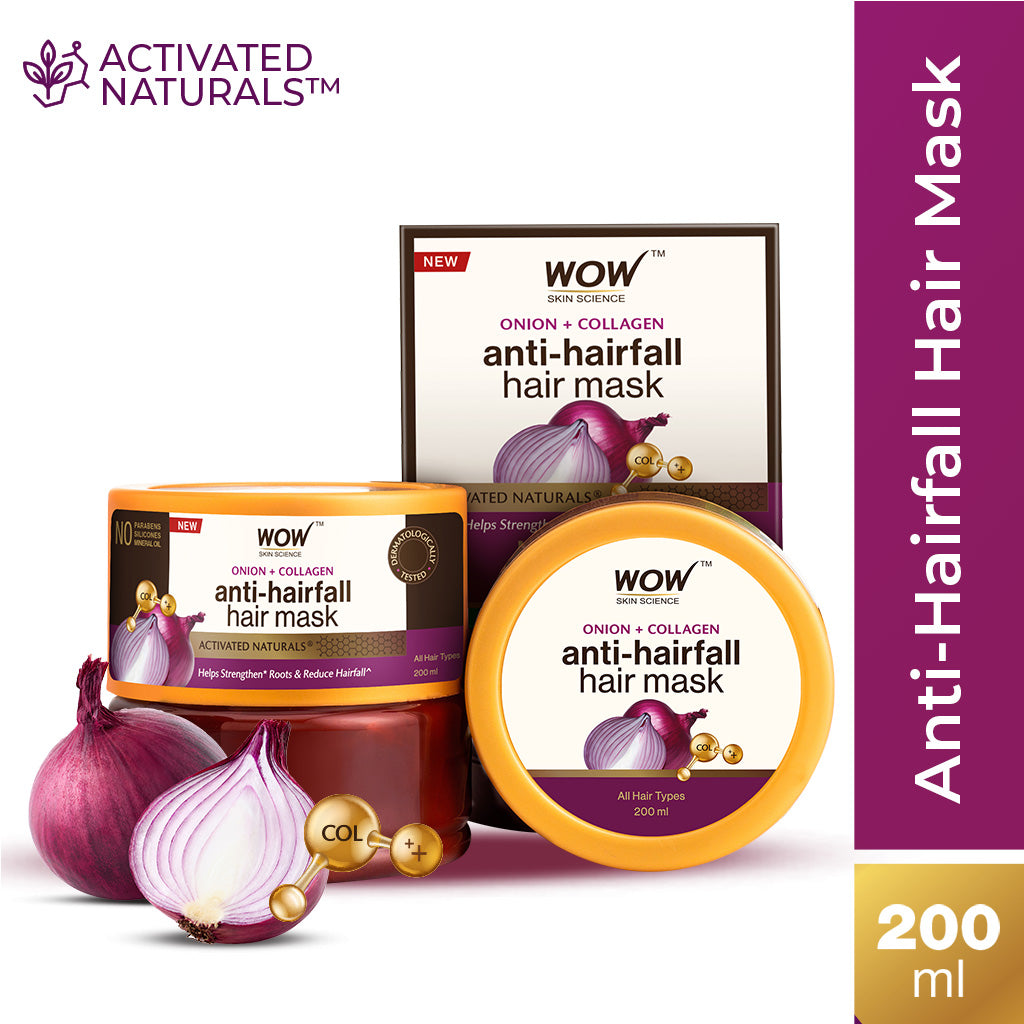 Onion & Collagen Hair Mask Anti-Hair Fall & Strengthening 200ml