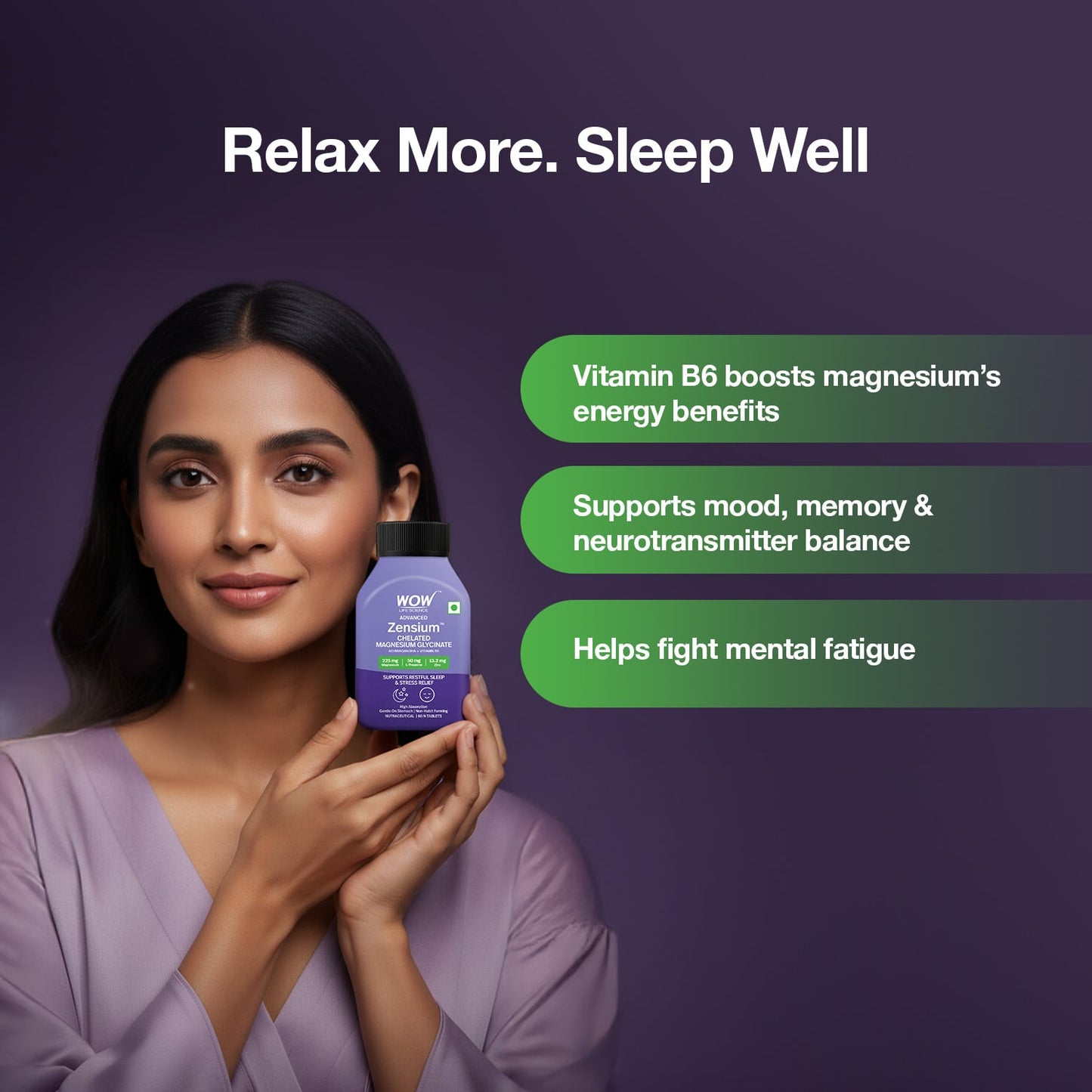 Chelated Magnesium Glycinate Complex Duo Strength & Relaxation Support