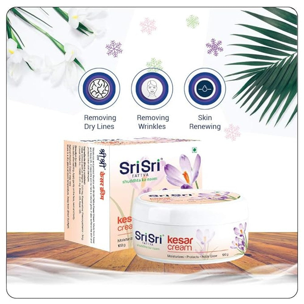 Kesar Cream - Moisturiser, Protects & Adds Glow, 100 g 100g