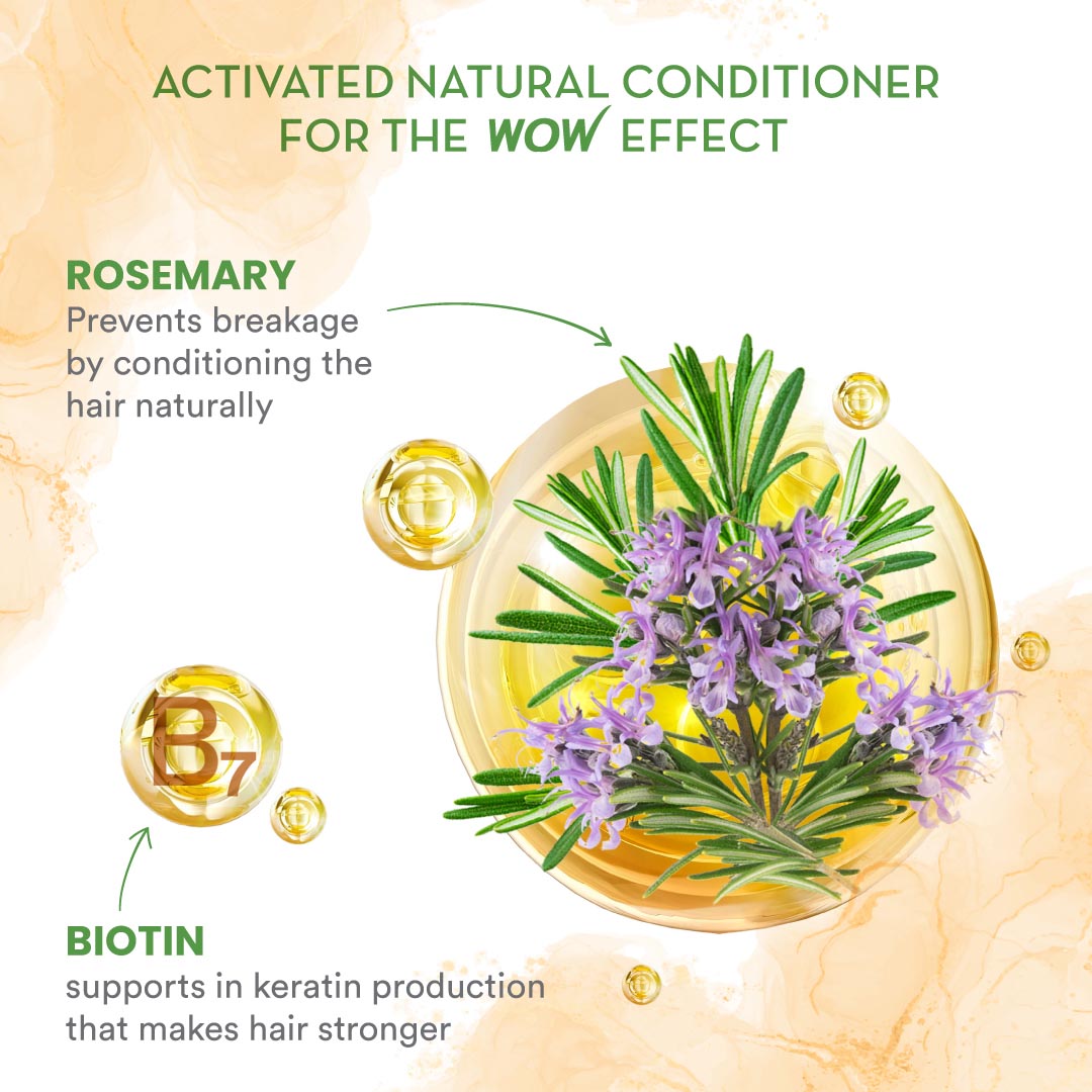 Rosemary Biotin Hair Conditioner Fuller-Looking, Smooth, Shiny Hair 250ml