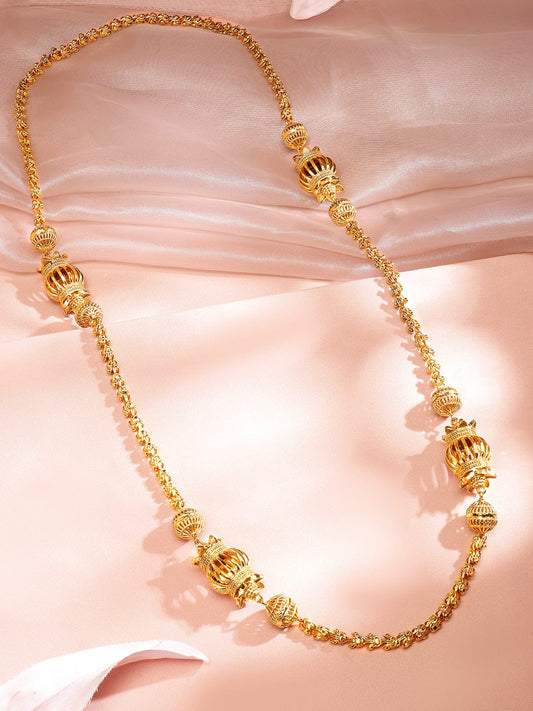 Elegant Gold Plated Necklace フリーサイズ