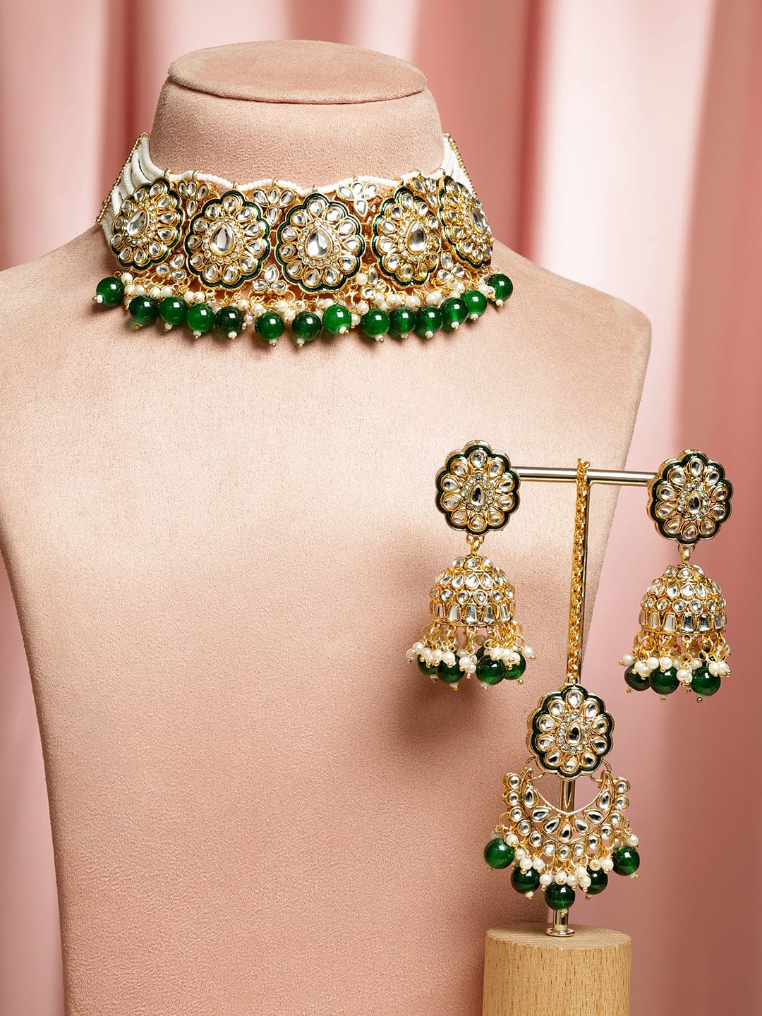 Emerald Horizon Necklace Set フリーサイズ