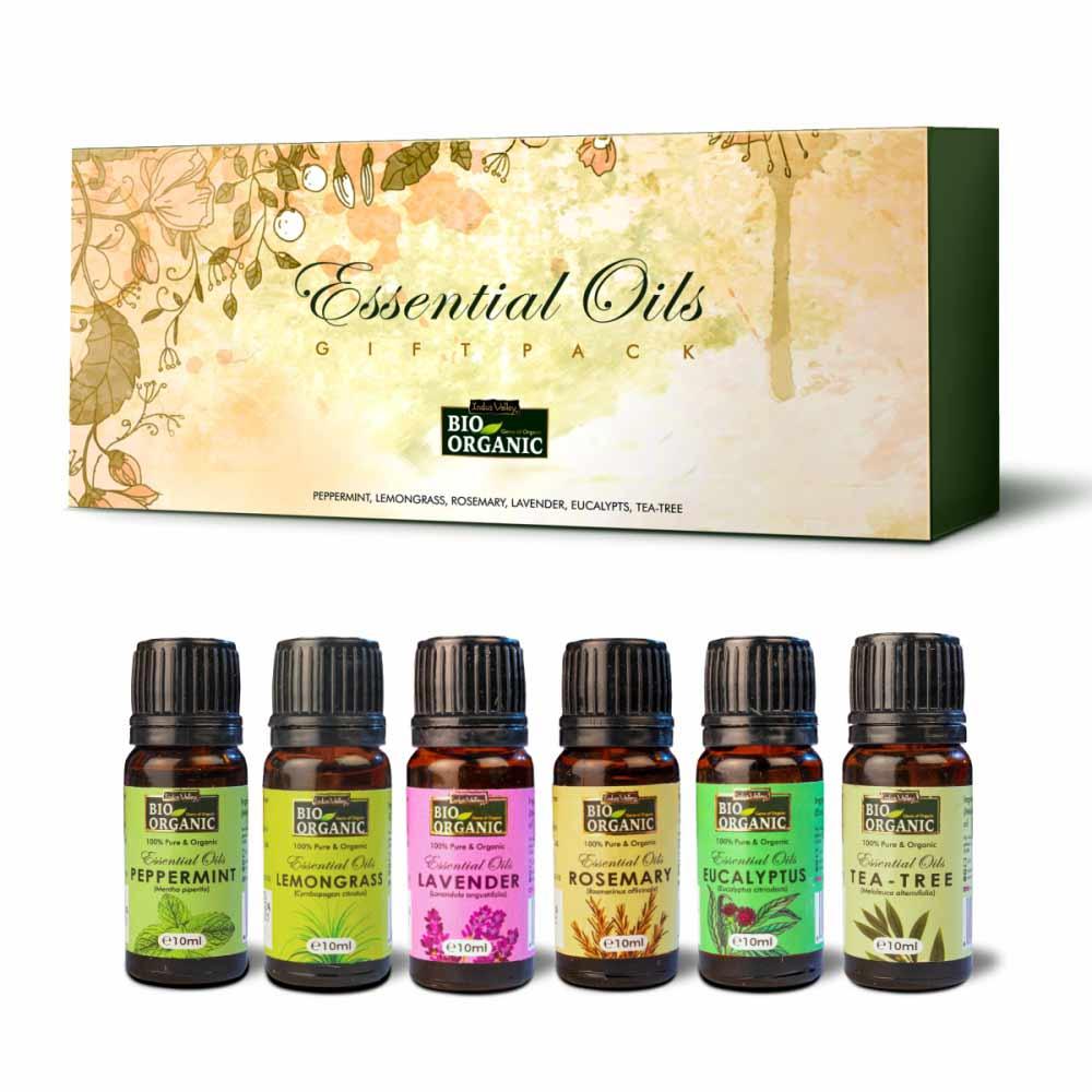 Essential Oils Gift Pack - Pack of 6 (10ml each) 10ml