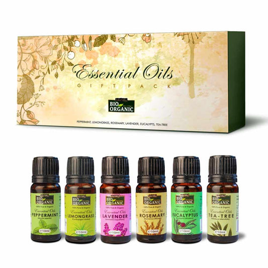 Essential Oils Gift Pack - Pack of 6 (10ml each) 10ml