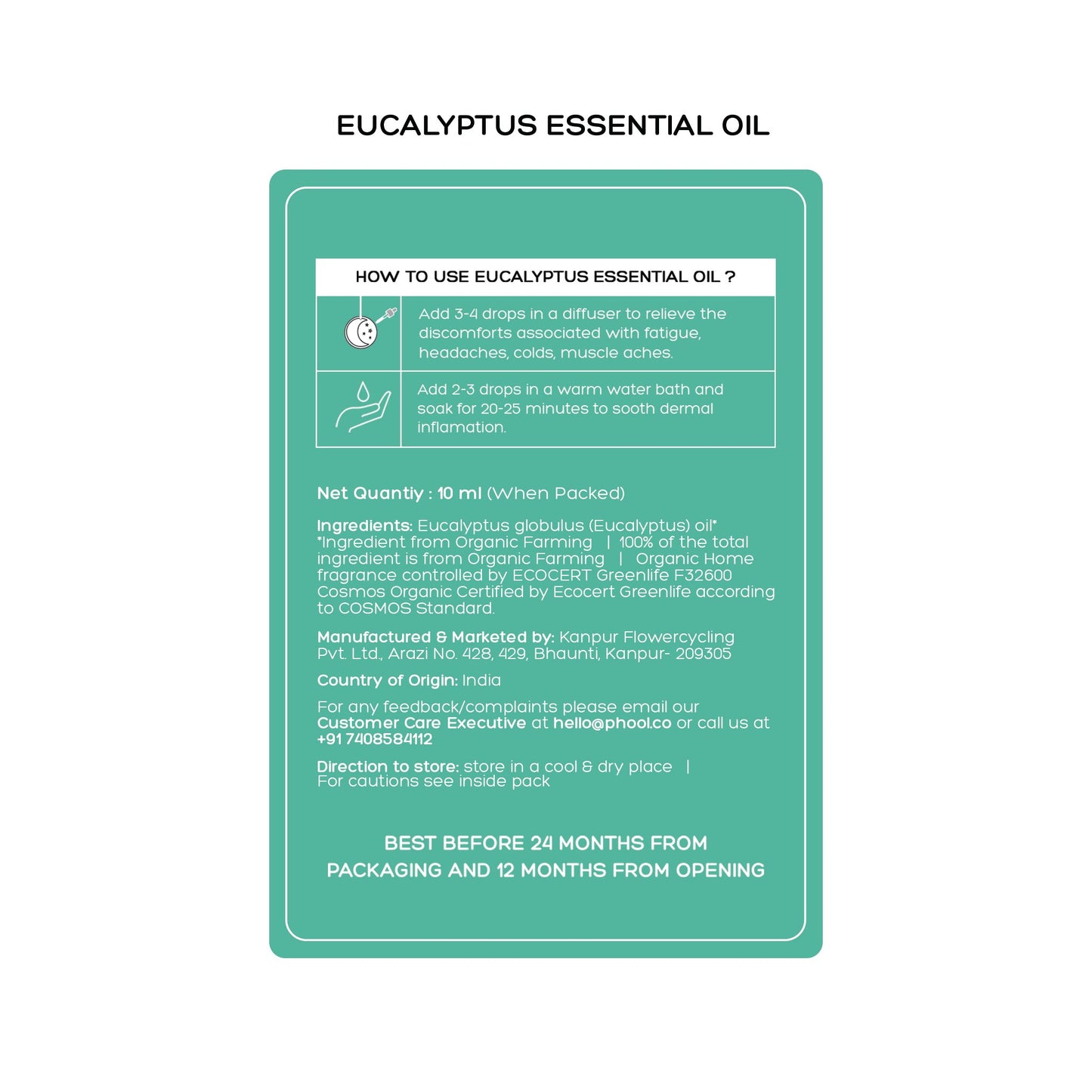 Eucalyptus Essential Oil (10ml)