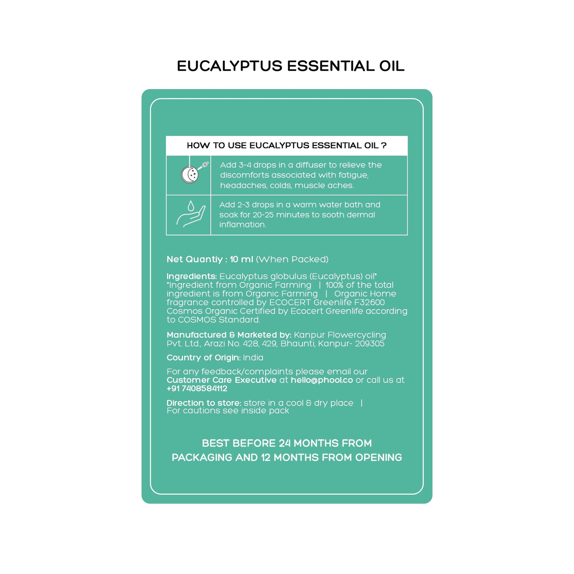 Eucalyptus Essential Oil (10ml)