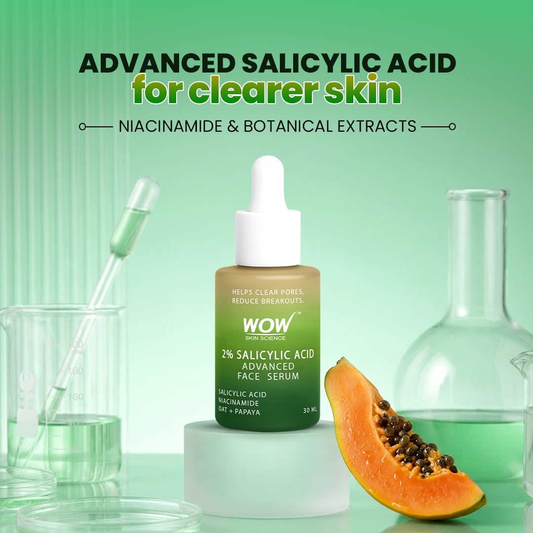 2% Salicylic Acid Face Serum Unclogs Pores & Controls Excess Oil