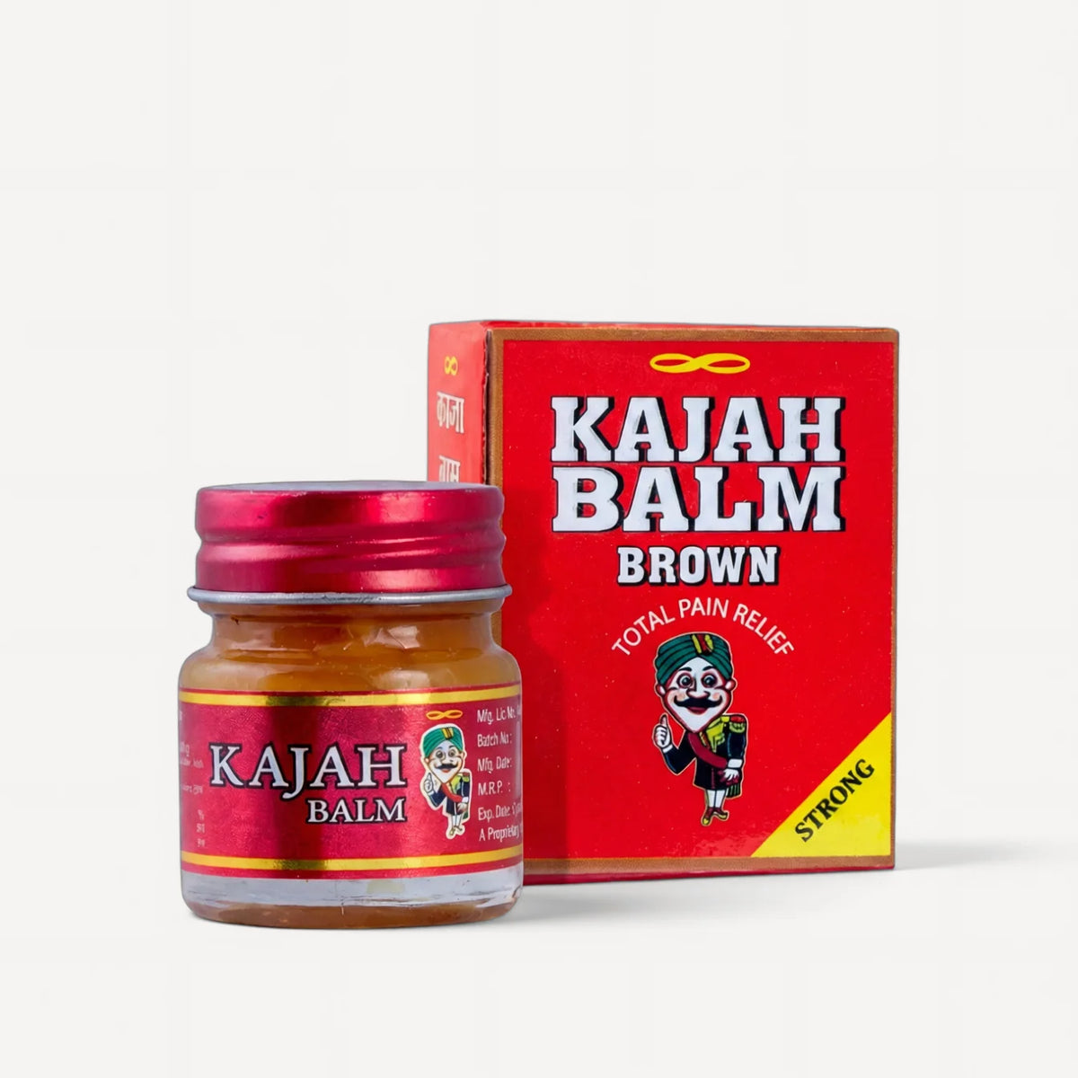 Kajah Pain Relief Balm Brown 10g