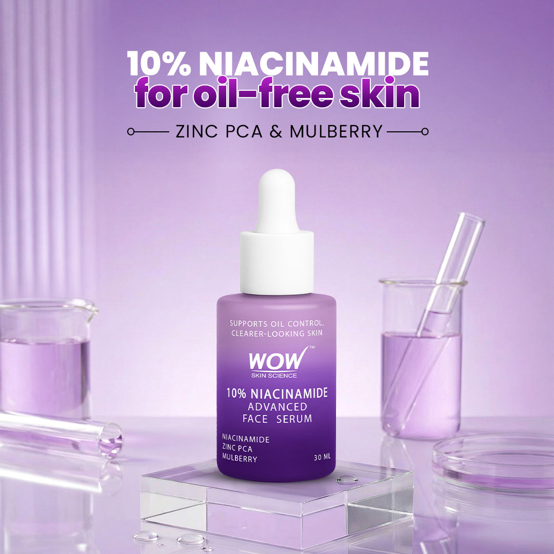 10% Niacinamide Face Serum Controls Oil & Enhances Complexion 30ml