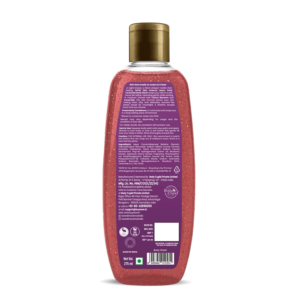 Cherry Blossom Ceramide Body Wash Hydrating & Barrier Support 275ml