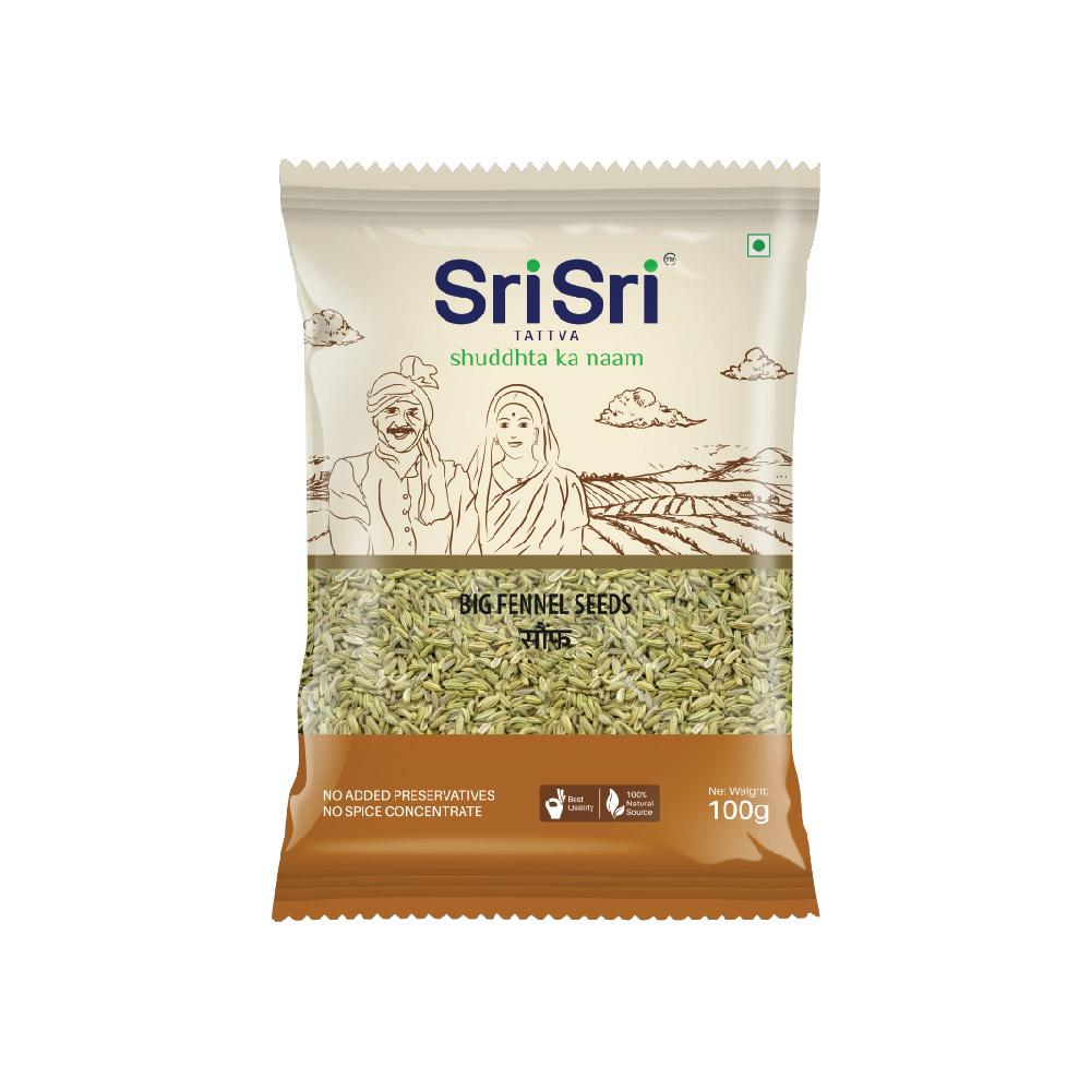 【Sri Sri Tattva】 Fennel Seeds (Saunf)｜ フェンネルシード（サウンフ）｜ 100g
